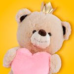 Peluche-oso-con-corona-y-un-coraz-n-rosa-20cm-serie-miniso-Miniso-3-21388