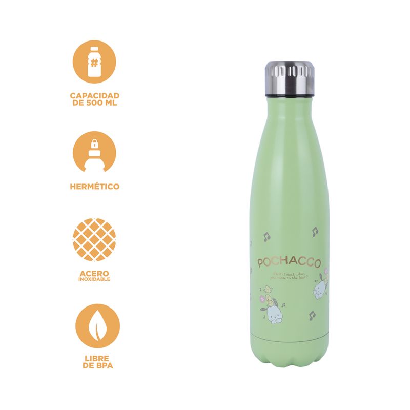 Termo-aislante-party-series-con-personajes-de-sanrio-500-ml-pochacco-verde-Sanrio-4-21430