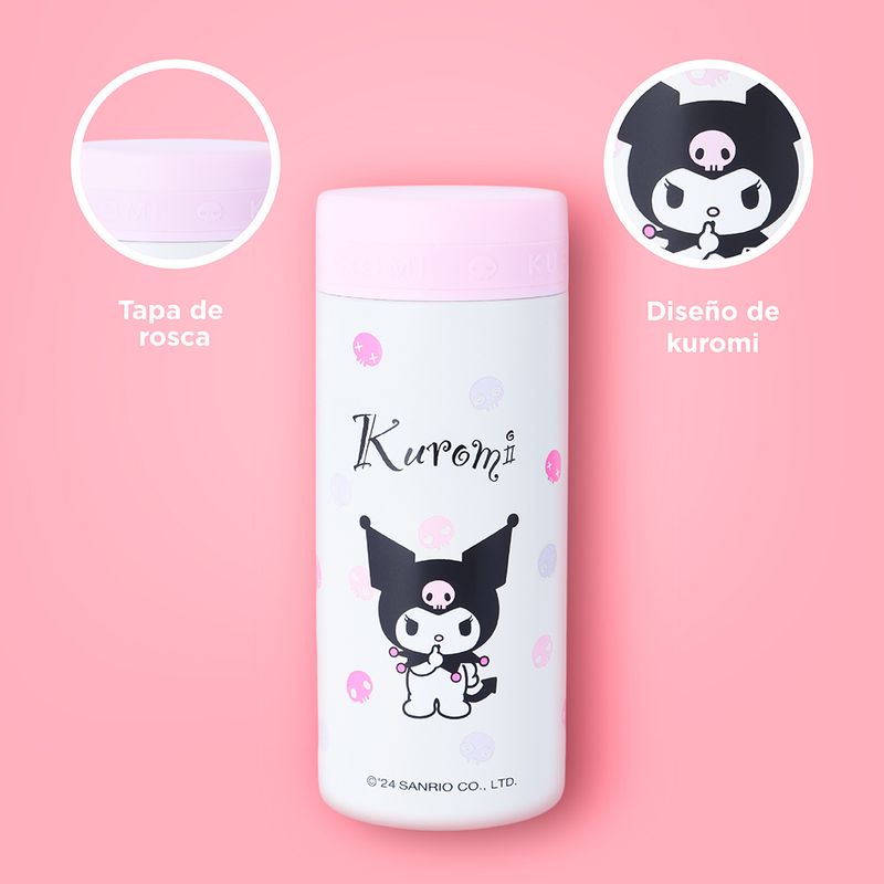Termo-botella-aislada-con-personajes-de-sanrio-200-ml-kuromi-morado-blanco-Sanrio-5-21433