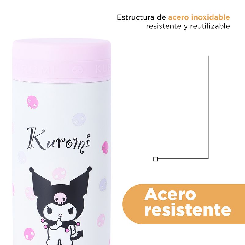 Termo-botella-aislada-con-personajes-de-sanrio-200-ml-kuromi-morado-blanco-Sanrio-6-21433
