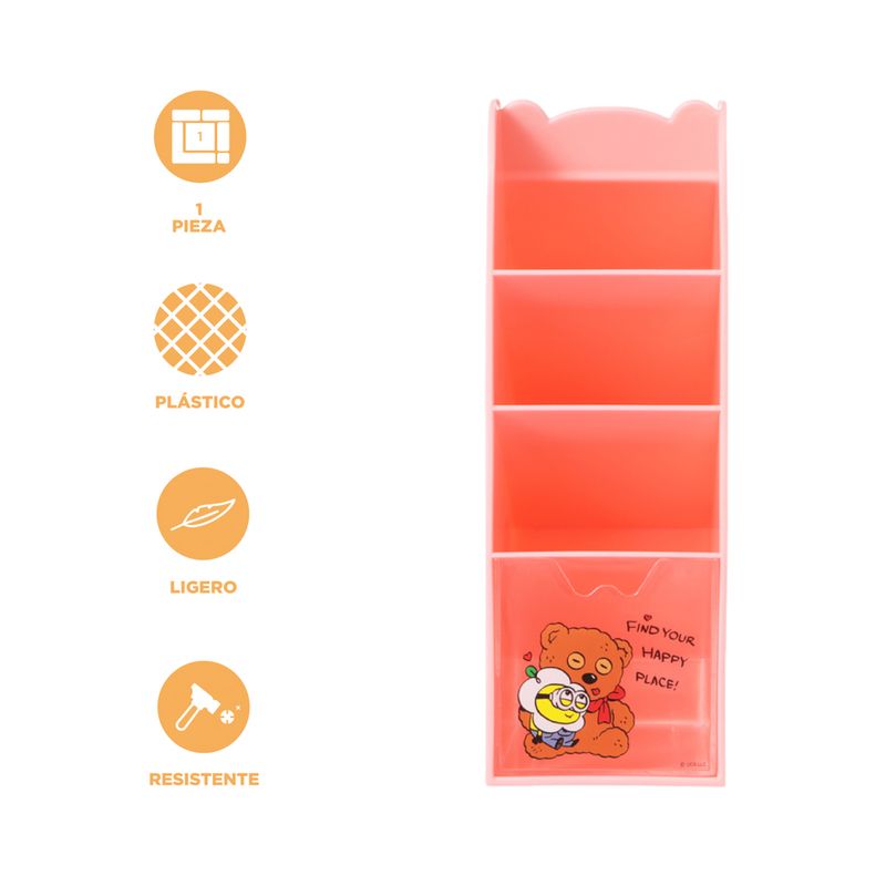 Organizador-de-plastico-porta-lapiceros-con-4-ranuras-de-la-colecci-n-daisy-minions-Minions-4-21507