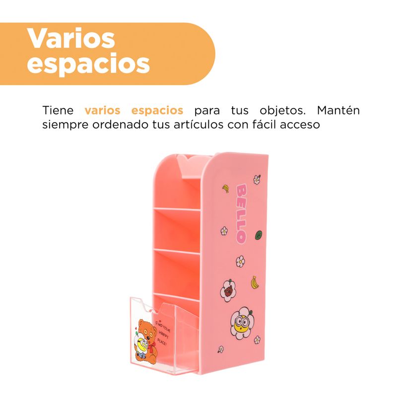 Organizador-de-plastico-porta-lapiceros-con-4-ranuras-de-la-colecci-n-daisy-minions-Minions-6-21507