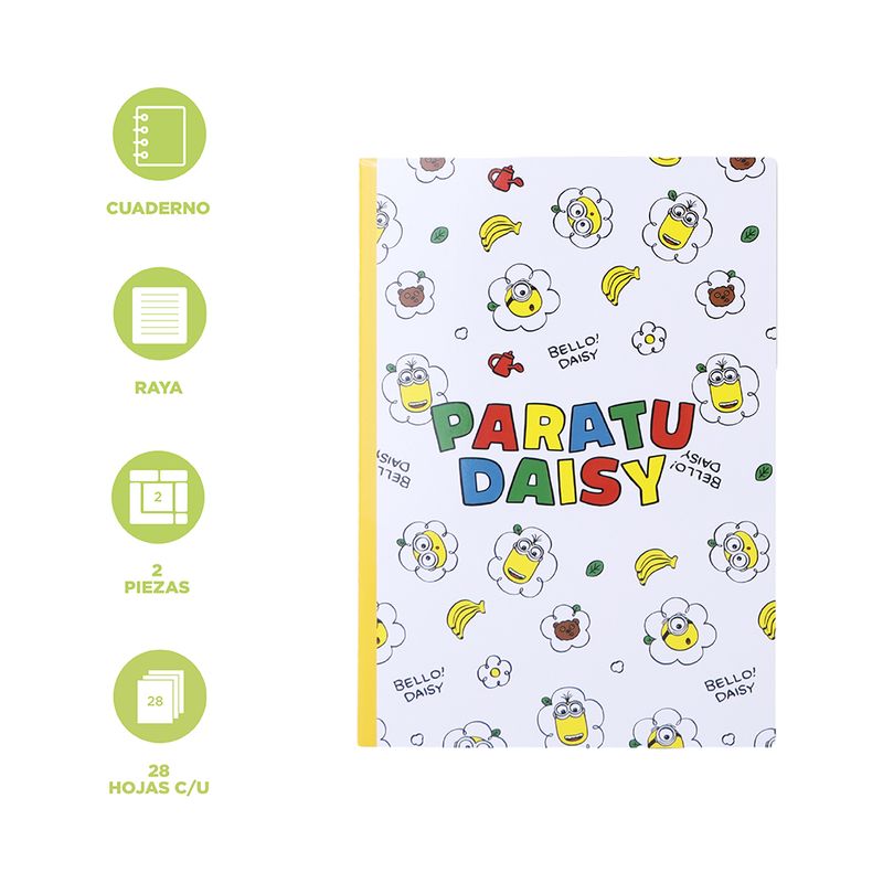 Set-de-libros-encuadernados-con-puntadas-28-hojas-2-unidades-pdq-serie-minions-Minions-4-21518
