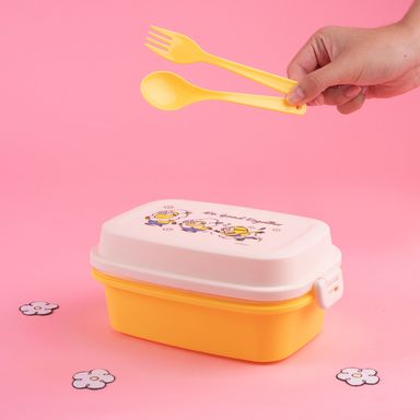 Contenedor para alimentos caja bento de doble capa de la colección daisy minions 980 ml -  Minions