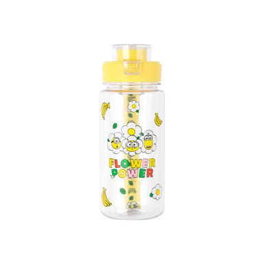 Tomatodo de plástico con correa daisy minions collection 640 ml tapa amarilla -  Minions
