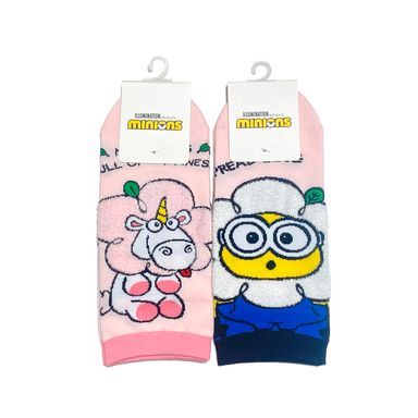 Medias minions colección daisy cara de florecita rosa -  Minions
