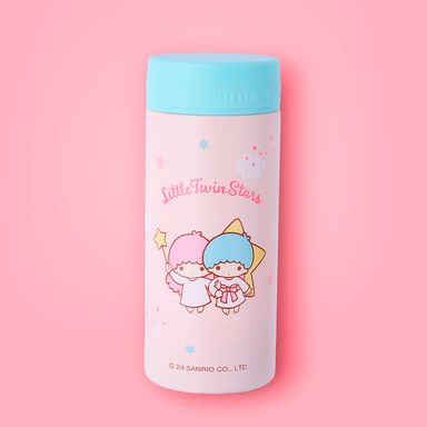 Termo botella aislante con personajes de sanrio 200 ml little twin stars rosa -  Sanrio