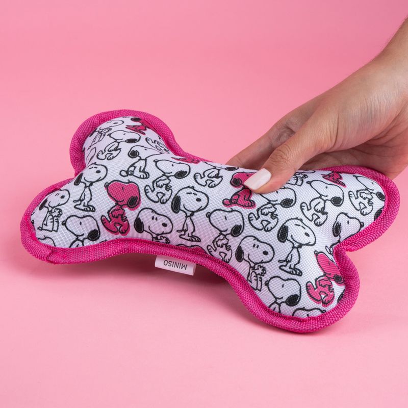 Juguetes-para-mascotas-oxford-con-hueso-rosa-y-blanco-serie-snoopy-Snoopy-2-20828