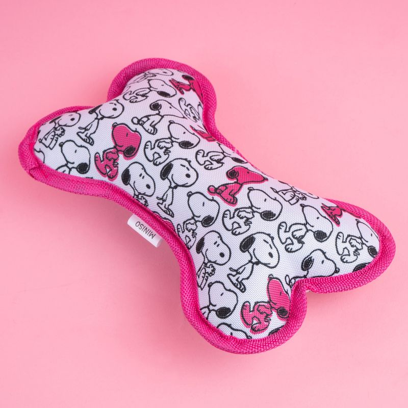 Juguetes-para-mascotas-oxford-con-hueso-rosa-y-blanco-serie-snoopy-Snoopy-4-20828