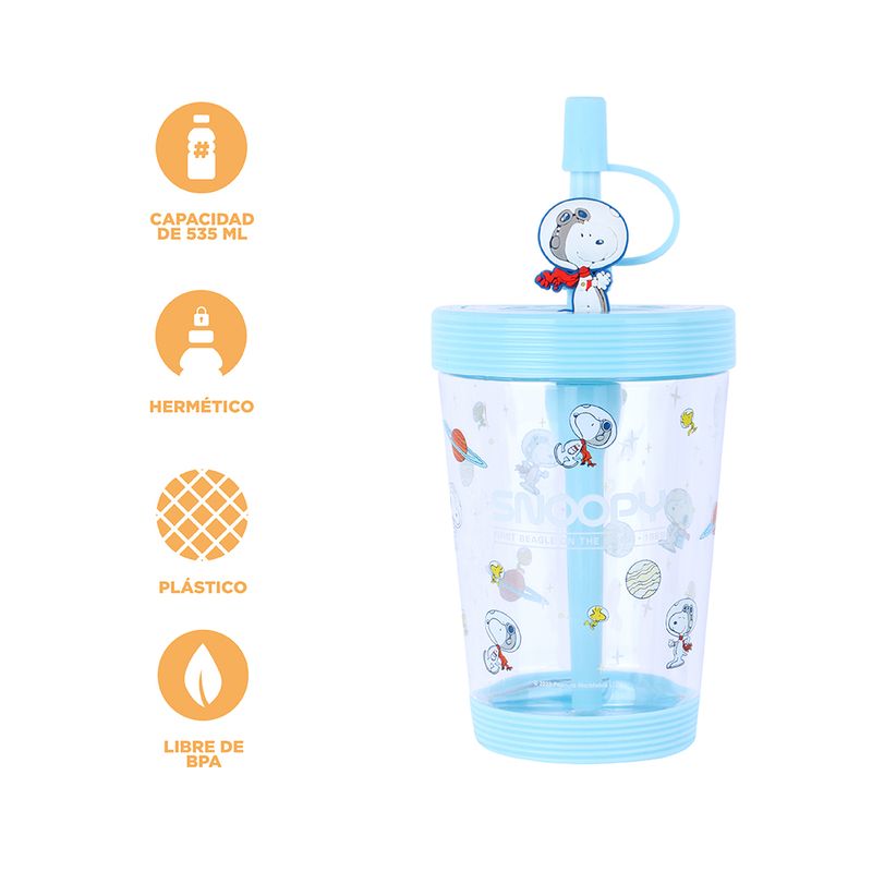 Vaso-de-pl-stico-port-til-de-la-colecci-n-snoopy-the-little-space-explorer-535-ml-Snoopy-4-21570
