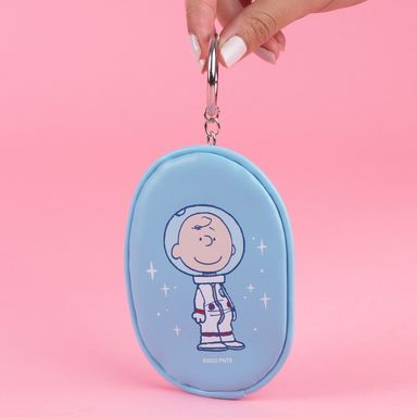 Monedero snoopy serie little space explorer cápsula azul -  Snoopy