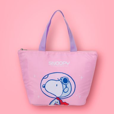 Lonchera snoopy serie little space explorer mediana rosa -  Snoopy