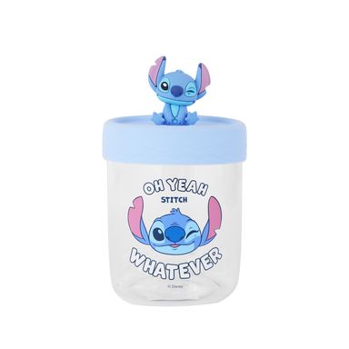 Vaso de vidrio disney lilo stitch collection con tapa de silicona 350 ml -  Lilo & Stitch