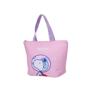 Lonchera snoopy serie little space explorer mediana rosa -  Snoopy