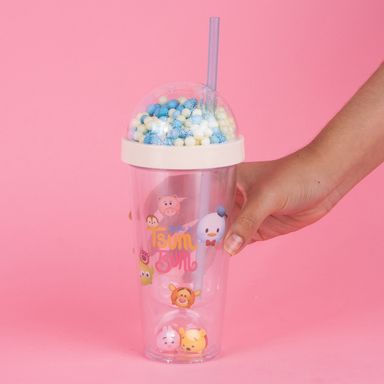 Tomatodo de plástico de doble pared disney tsum tsum collection micro landscape 350 ml -  Disney