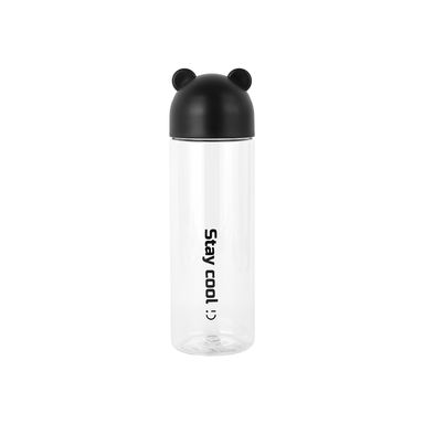 Tomatodo de plástico de dibujos animados de color solido 500 ml negro -  Miniso