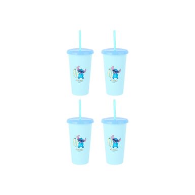 Vaso de plástico de la colección disney lilo stitch 473 ml 4 piezas stitch -  Lilo & Stitch