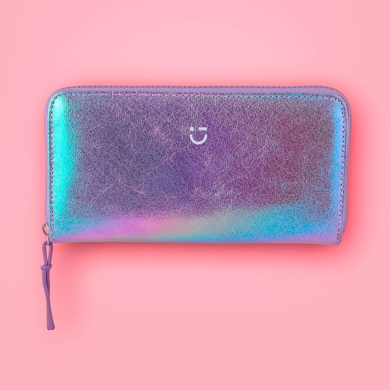 Cartera-larga-para-mujer-serie-holographic-morado-Miniso-2-22122