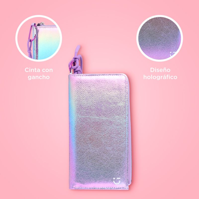 Bolso-porta-celular-serie-holographic-morado-Miniso-5-22124