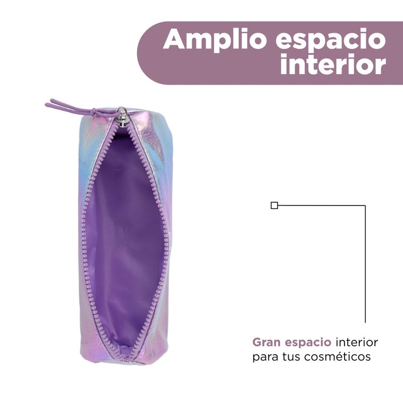 Cosmetiquera-miniso-serie-holographic-morado-Miniso-5-22126