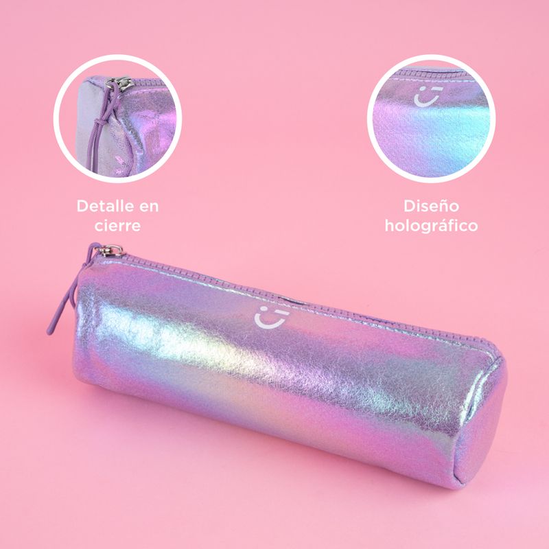 Cosmetiquera-miniso-serie-holographic-morado-Miniso-6-22126