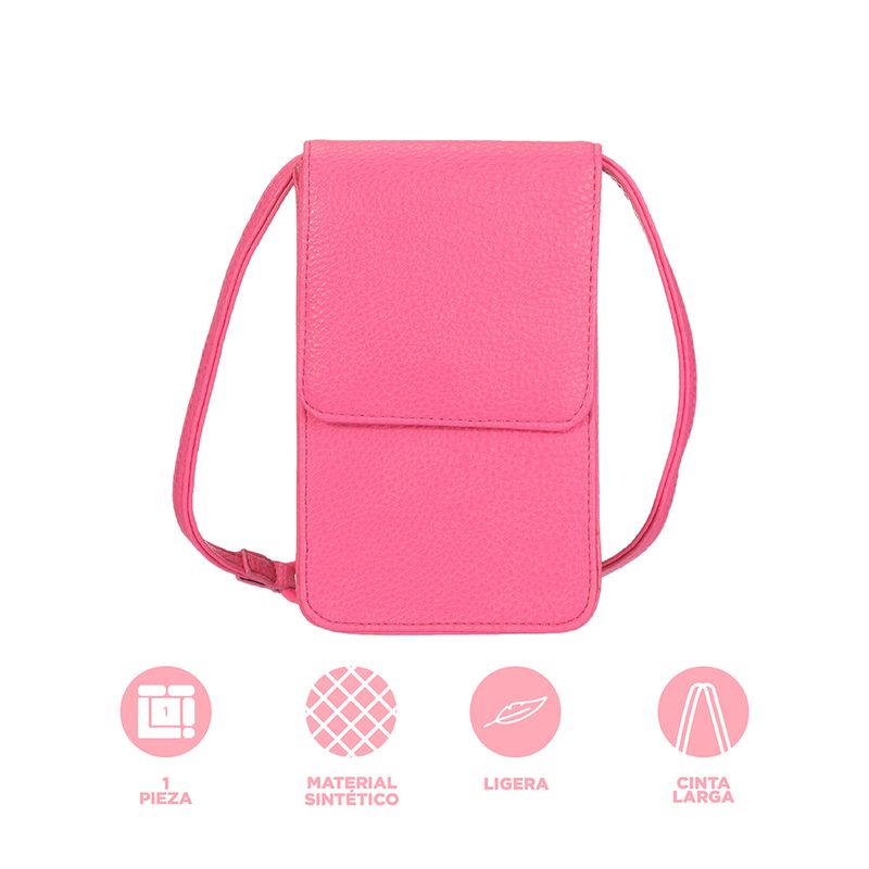 Bolso-porta-celular-miniso-serie-cadena-de-acr-lico-rosa-Miniso-4-21866