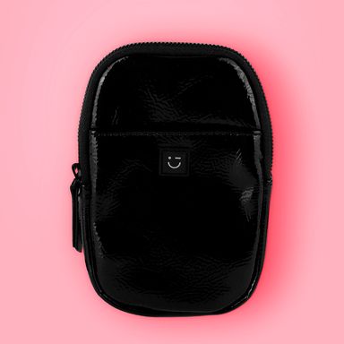 Mini bolso porta celular miniso serie charol negro -  Miniso