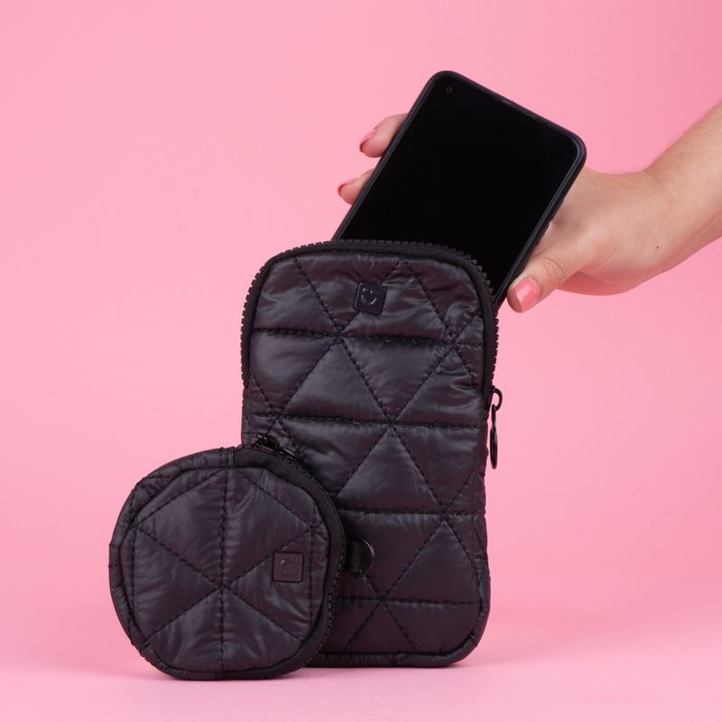 Bolso-porta-celular-con-accesorio-monedero-miniso-serie-nylon-acolchado-triangulos-verde-militar-Miniso-2-21873