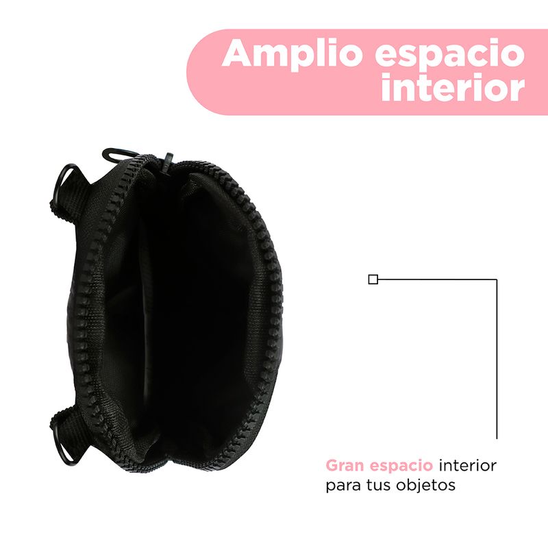 Bolso-porta-celular-con-accesorio-monedero-miniso-serie-nylon-acolchado-triangulos-verde-militar-Miniso-5-21873