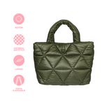 Bolso-tote-miniso-serie-nylon-acolchado-triangulos-verde-militar-Miniso-4-21874