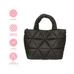 Bolso-tote-miniso-serie-nylon-acolchado-triangulos-negro-Miniso-4-21875