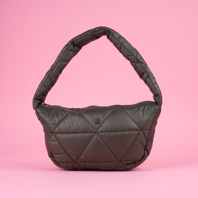 Bolso-hobo-miniso-serie-nylon-acolchado-triangulos-verde-militar-Miniso-3-21876