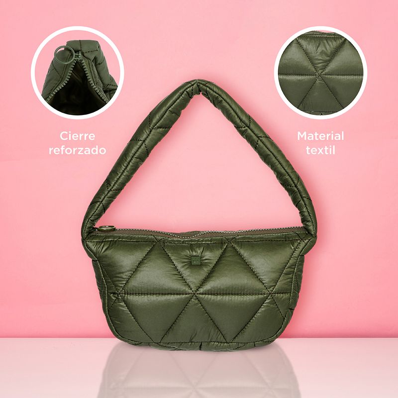 Bolso-hobo-miniso-serie-nylon-acolchado-triangulos-verde-militar-Miniso-6-21876