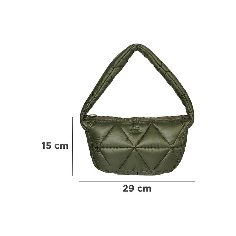 Bolso-hobo-miniso-serie-nylon-acolchado-triangulos-verde-militar-Miniso-7-21876