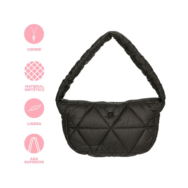 Bolso-hobo-miniso-serie-nylon-acolchado-triangulos-negro-Miniso-4-21877