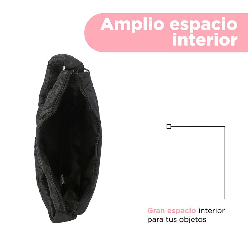 Bolso-hobo-miniso-serie-nylon-acolchado-triangulos-negro-Miniso-5-21877