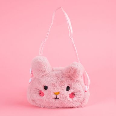 Bolsa crossbody pequeña de peluche 15x10x4cm conejo serie easter 2023 -  Miniso