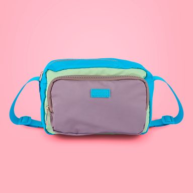 Bolso crossbody miniso serie bloques de color verde -  Miniso