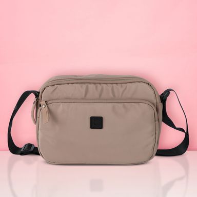 Bolso crossbody miniso serie gender neutral beige -  Miniso
