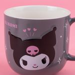 Taza-de-cer-mica-con-cuchara-en-relieve-de-personajes-de-sanrio-450-ml-kuromi-gris-Sanrio-3-21957