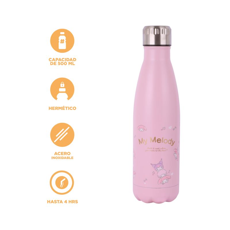 Termo-botella-aislante-party-series-con-personajes-de-sanrio-500-ml-my-melody-rosa-Sanrio-4-21967