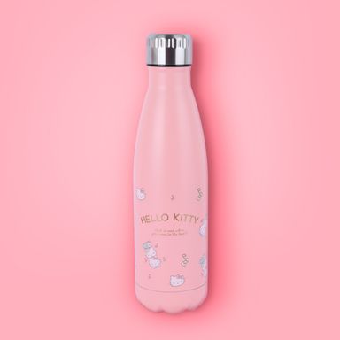 Termo botella aislante party series con personajes de sanrio 500 ml hello kitty rosa -  Sanrio