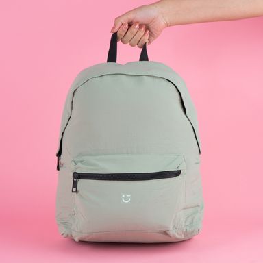 Mochila de moda colección careculture verde -  Miniso