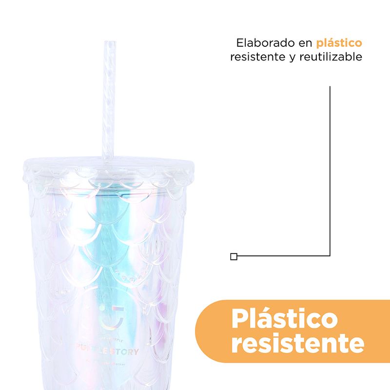 Vaso-de-pl-stico-con-dise-o-de-escamas-de-pescado-serie-hologr-fica-700-ml-p-rpura-Miniso-7-22074