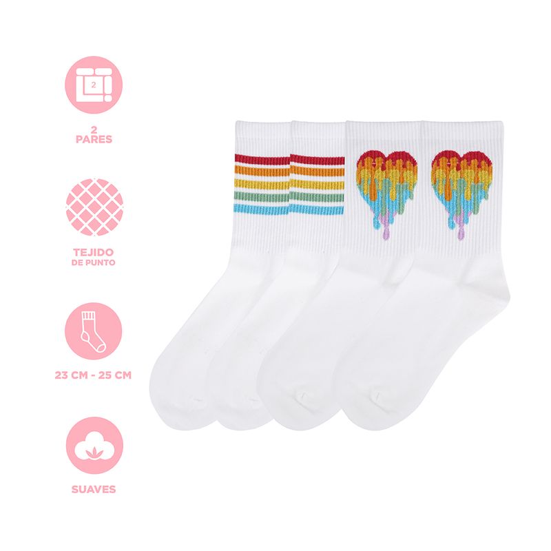 Medias-miniso-serie-rainbow-coraz-n-y-rayas-gruesas-2-pares-Miniso-4-22129
