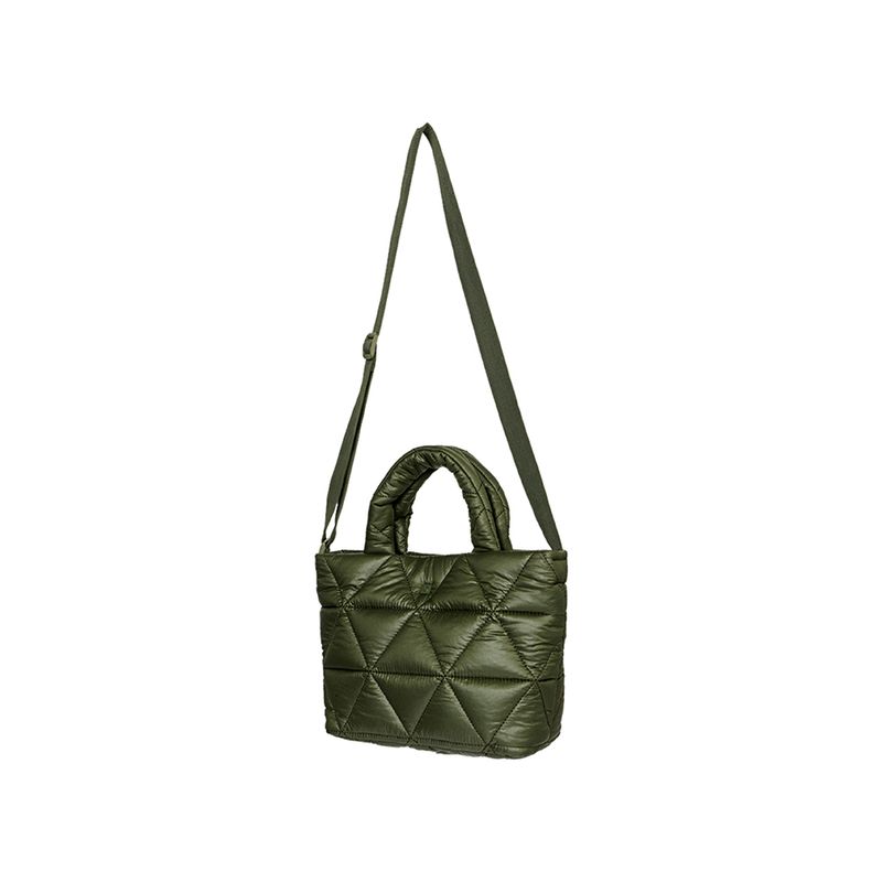 Bolso-tote-miniso-serie-nylon-acolchado-triangulos-verde-militar-Miniso-1-21874