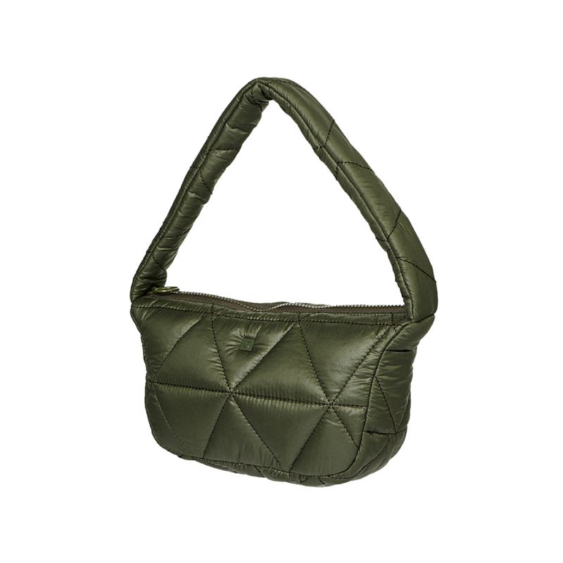 Bolso-hobo-miniso-serie-nylon-acolchado-triangulos-verde-militar-Miniso-1-21876