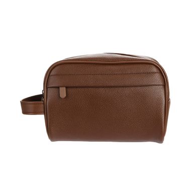 Neceser elegante tipo piel café -  Miniso