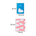 Libretas-y-cuadernos-set-con-puntadas-stick-b5-y-a5-2x28-hojas-19cm-serie-puppy-Puppy-4-17878