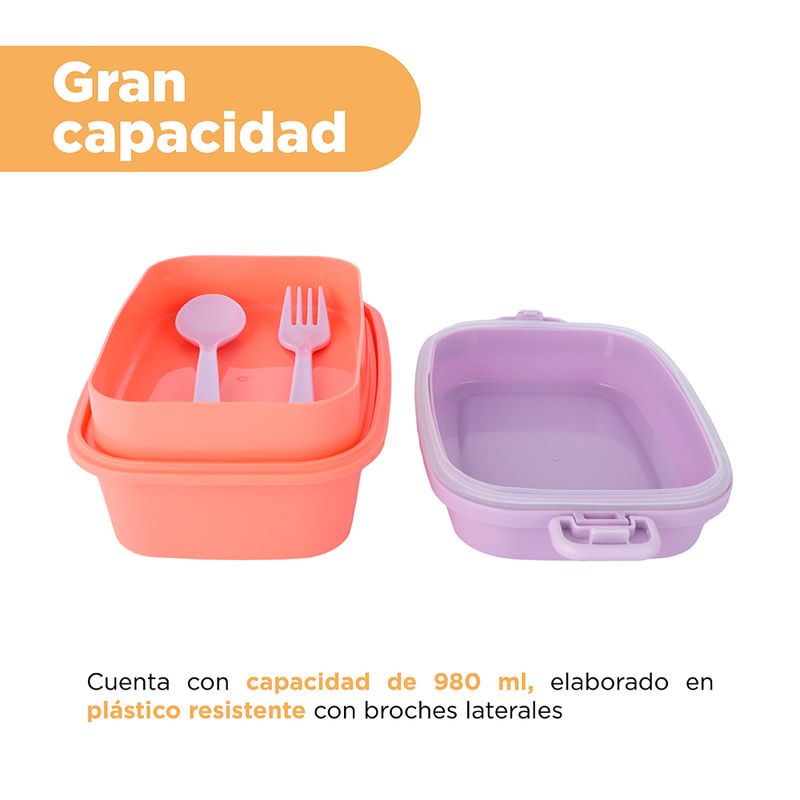 Taper-para-alimentos-de-doble-capa-980-ml-naranja-Miniso-4-20983